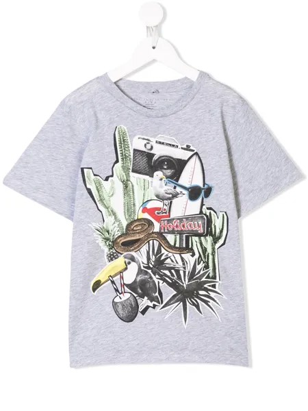 Stella McCartney Kids футболка с принтом 'Holiday'