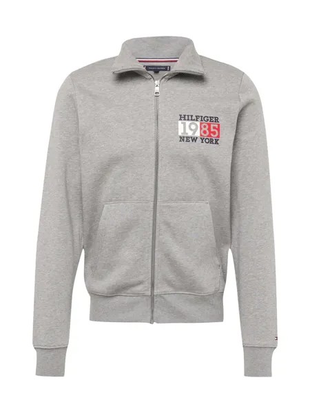 Толстовка на молнии Tommy Hilfiger New York, пестрый серый