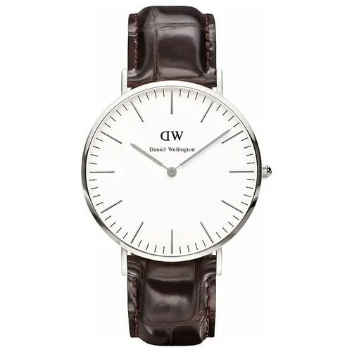 Наручные часы Daniel Wellington Classic, коричневый, серебряный