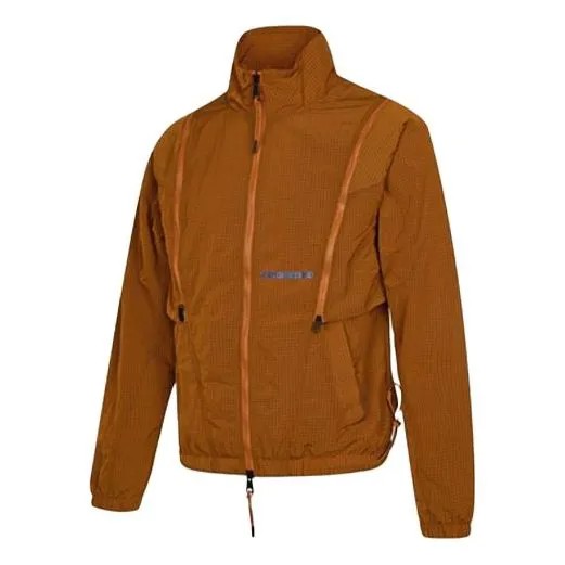 Куртка Air Jordan Sports Life Series Removable Long Sleeve Logo Stand Up Collar Jacket Coat Orange, оранжевый