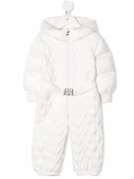 Moncler Enfant стеганый комбинезон