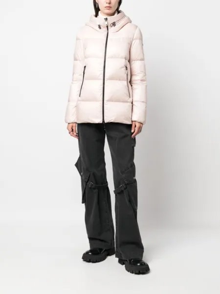 Короткий пуховик Seritte Moncler, розовый