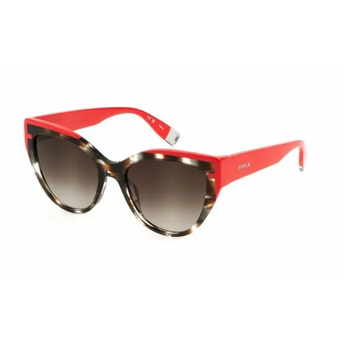 Солнцезащитные очки FURLA 694-3KA, бесцветный, красный