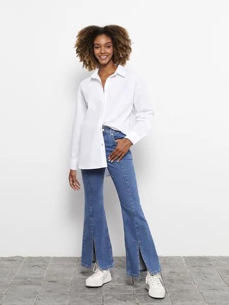 Испанские прямые женские джинсовые брюки LCW Jeans