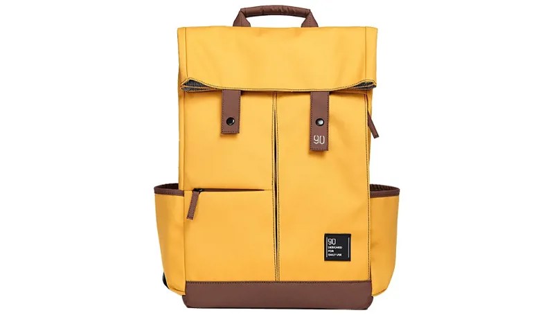 Рюкзак унисекс Xiaomi 90 Points Vibrant College Casual Backpack Yellow