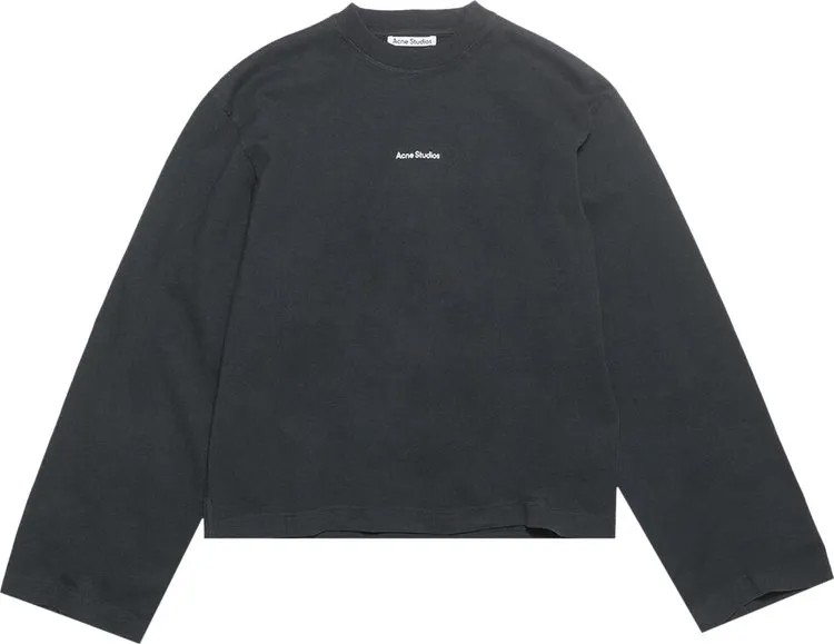 Футболка Acne Studios Long-Sleeve  'Black', черный