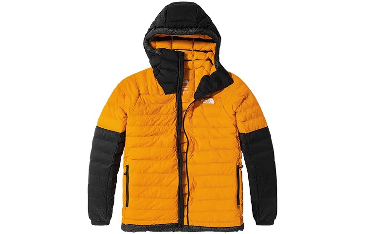 Пуховик мужской желтый The North Face, желтый