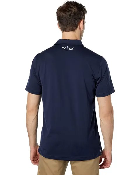 Поло Puma Volition Paisley Pocket Polo, цвет Navy Blazer/Ski Patrol