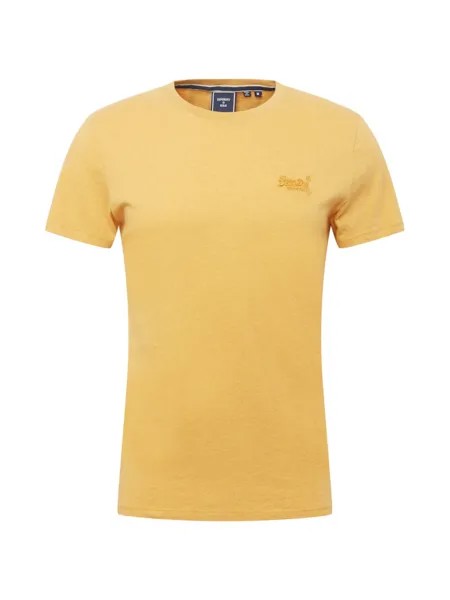 Зауженная футболка Superdry, пестрый желтый