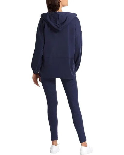 Худи H Halston Long Sleeve Zip Pullover Hoodie, цвет Classic Navy