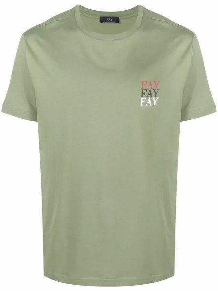 Fay футболка с логотипом