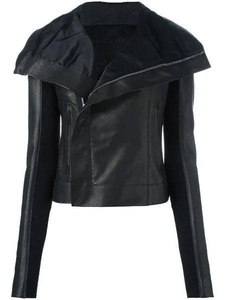 Rick Owens асимметричная байкерская куртка 'Blister'