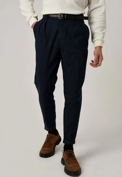 Брюки HIGH WAIST AND BELTED Antioch, цвет light navy