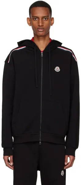 Черный худи из хлопка Moncler