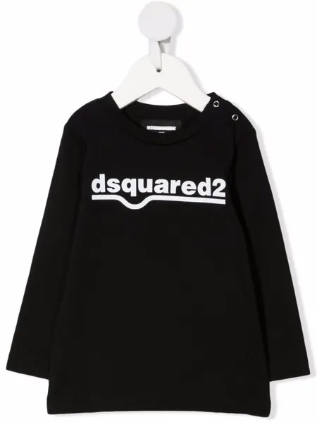 Dsquared2 Kids топ с длинными рукавами и логотипом