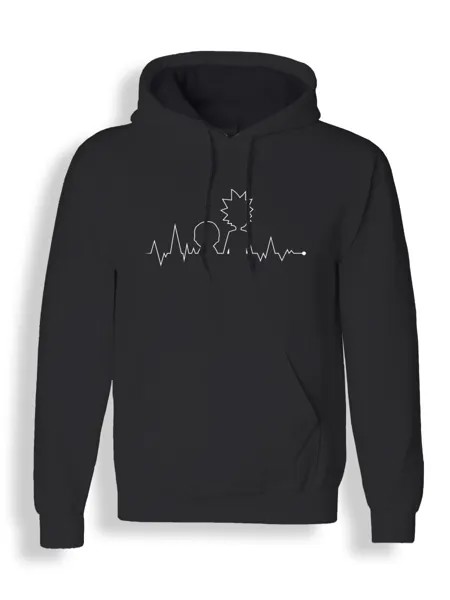 Худи унисекс СувенирShop Рик и Морти/Rick and Morty 10 черное S