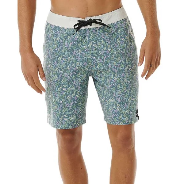 Шорты для плавания Rip Curl Mirage Floral Reef Swimming Shorts, синий