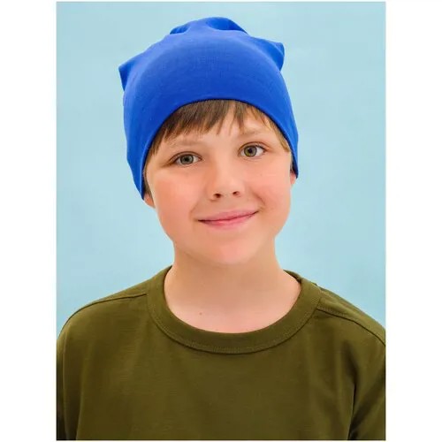 Шапка детская Bro Hats, трикотажная двойная, one size, серый