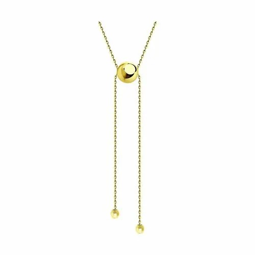 Колье Diamant, желтое золото, 585 проба, длина 40 см.