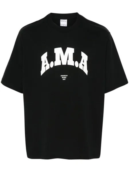 Marcelo Burlon County of Milan футболка из хлопка с принтом AMA, черный