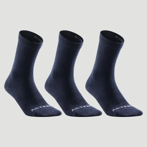 Теннисные носки высокие, 3 пары - RS 160, темно-синие ARTENGO, цвет blau