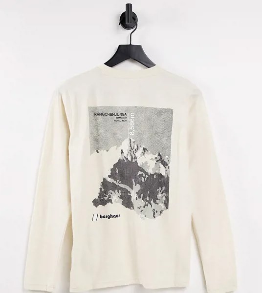 Бежевый лонгслив Berghaus Kanchenjunga – эксклюзивно для ASOS-Светло-бежевый цвет