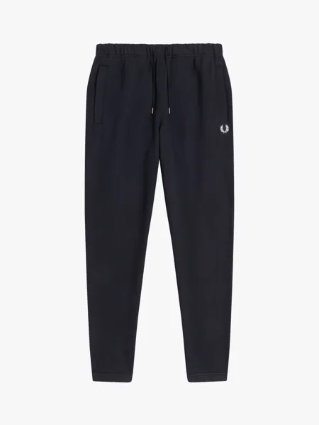 Спортивные брюки из хлопковой смеси Fred Perry, темно-синие