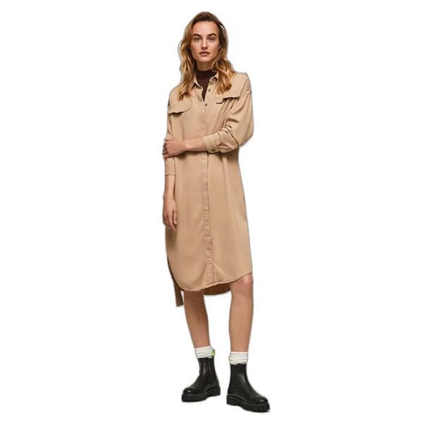 Платье Pepe Jeans Lidia, бежевый