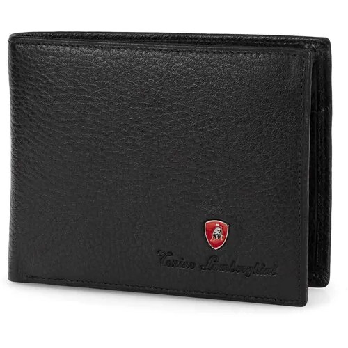 Бумажник Tonino Lamborghini TL10.504-01, фактура зернистая, черный