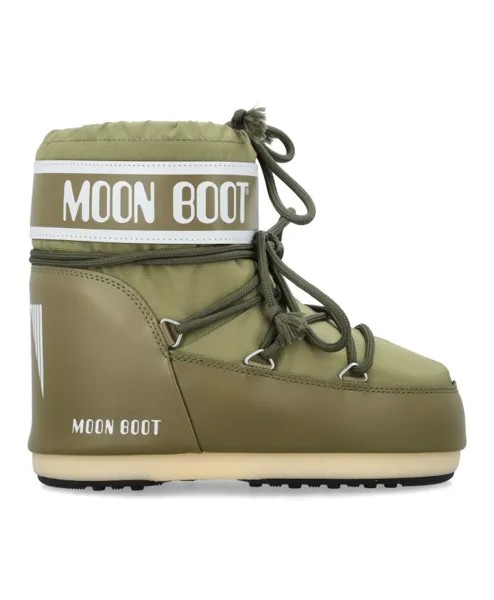 Закрытые нейлоновые ботинки с логотипом Moon Boot, зеленый