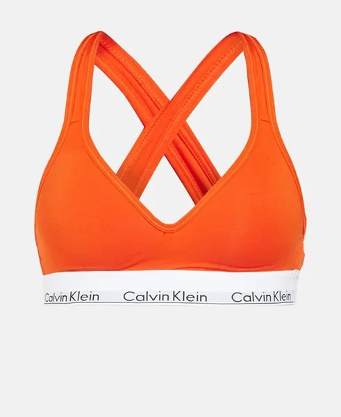Мягкий бюстгальтер Calvin Klein Underwear, цвет Pumpkin Orange