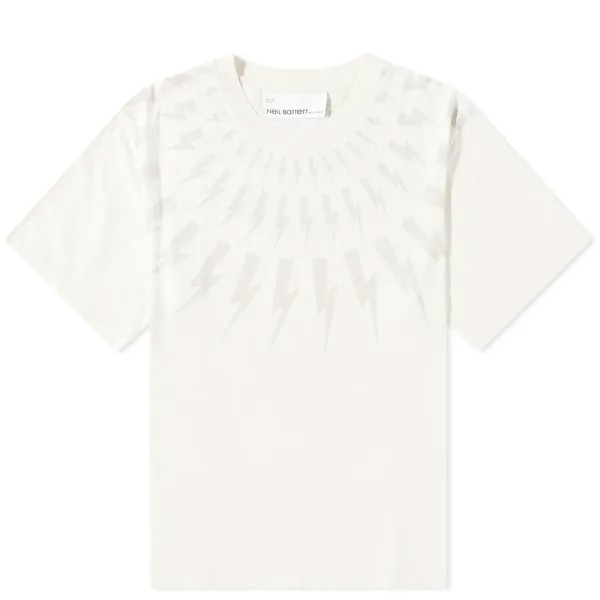 Футболка Neil Barrett Fairisle Thunderbolt, черный
