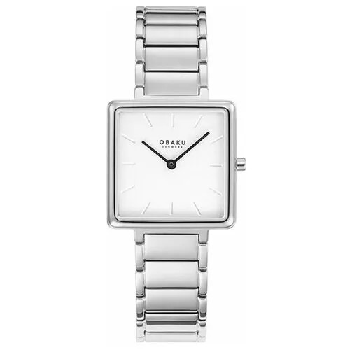 Наручные часы OBAKU, серебряный, белый