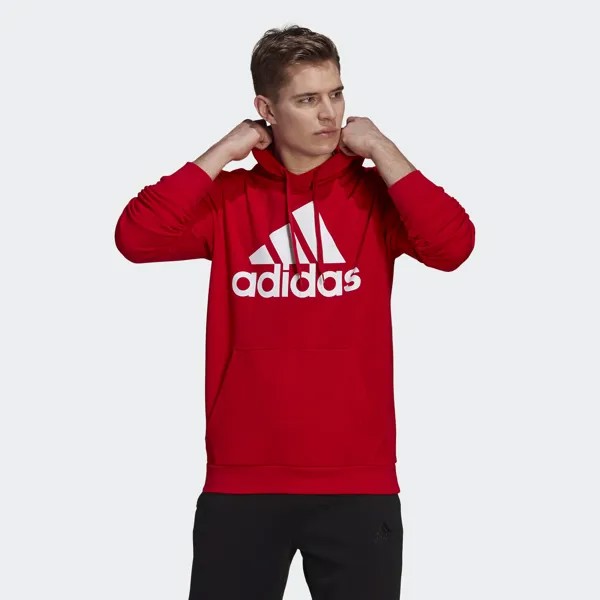 Толстовка мужская Adidas M Bl Fleece Hooded красная M