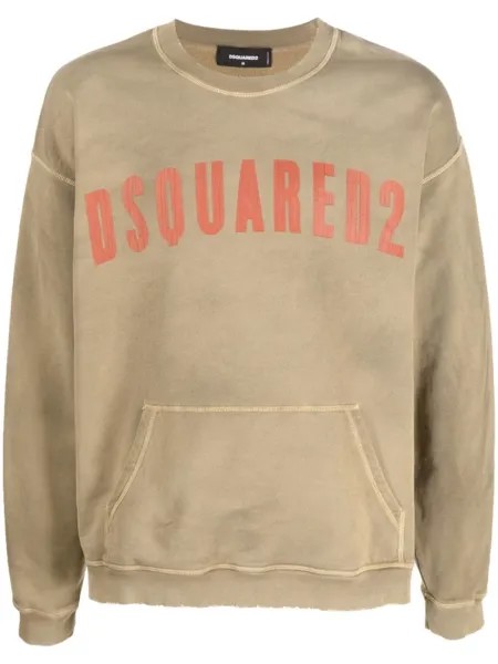 Толстовка с логотипом Dsquared2, бежевый