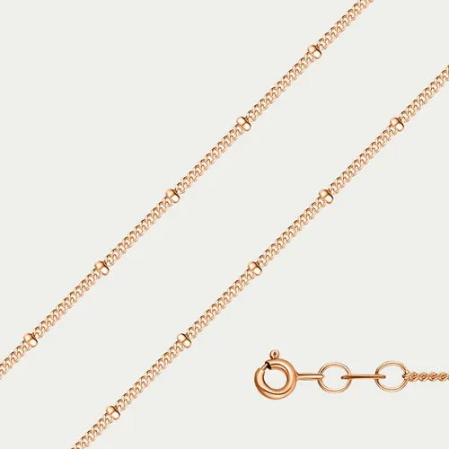 Цепь GOLD CENTER, желтое золото, 585 проба, длина 45 см, средний вес 3.59 г