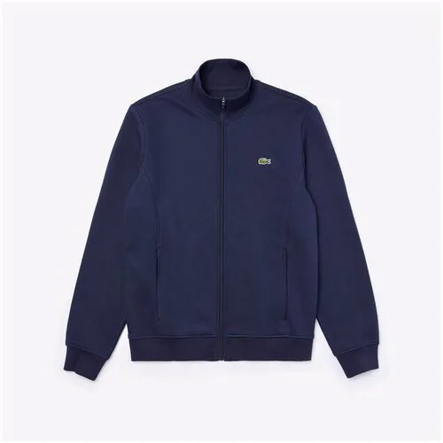 Мужская толстовка Lacoste Sport Cotton Blend Fleece Zip синий , Размер XL