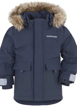 Куртка POLARBJORNEN PARKA 503400-039 Didriksons, Размер 110, Цвет 039-морской бриз
