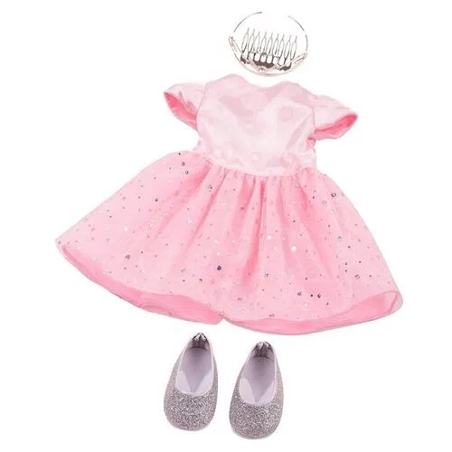 Gotz Платье с аксессуарами для кукол 46 - 50 см 3402677 розовый/серебристый