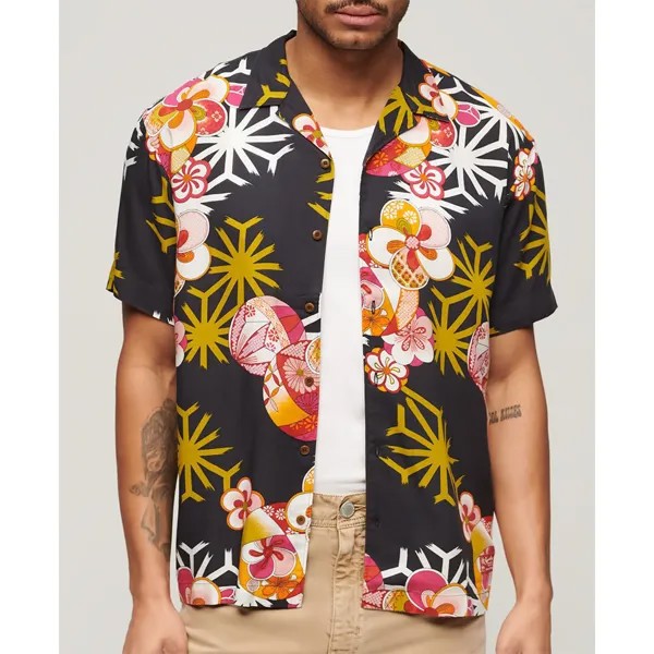 Рубашка с коротким рукавом Superdry Hawaiian Resort, Разноцветный