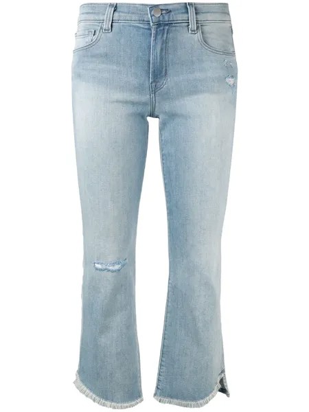 J Brand джинсы с прорванными деталями