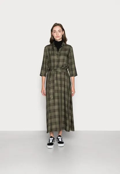 Классическая рубашка JDY STAY 3/4 MIDCALF WVN, цвет kalamata