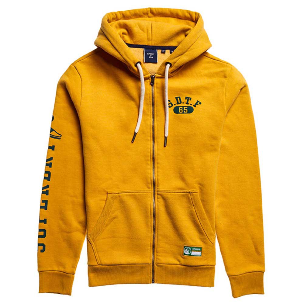 Толстовка Superdry Track & Field Full Zip, желтый