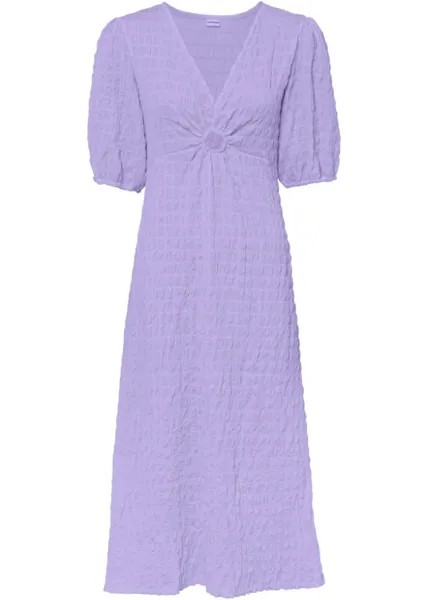 Платье-рубашка из сирсакера Bodyflirt, фиолетовый