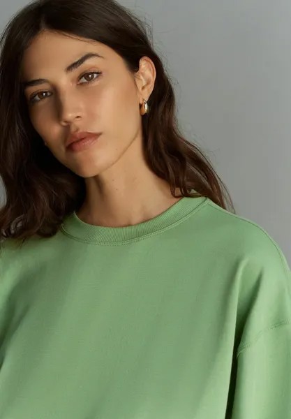 Базовая футболка Relaxed Fit Crew Neck Next, зеленый маття