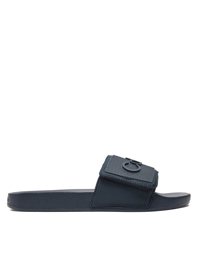 Шлепки Calvin Klein Adj Pool Slide Tpu, темно-синий