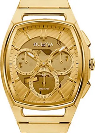 Японские наручные  мужские часы Bulova 97A160. Коллекция CURV