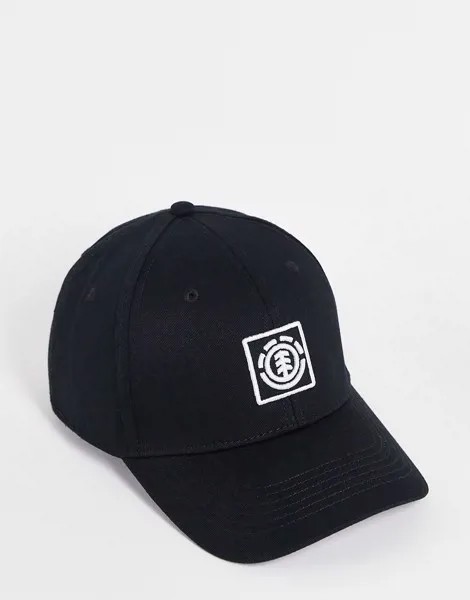Черная кепка с логотипом Element-Черный