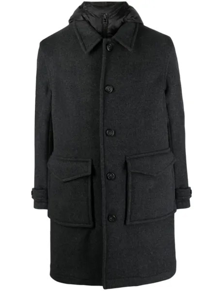 Woolrich пальто из смесовой шерсти, серый