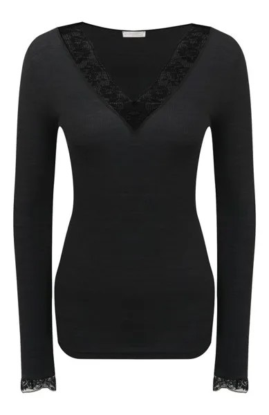 Лонгслив из шерсти и шелка Zimmerli